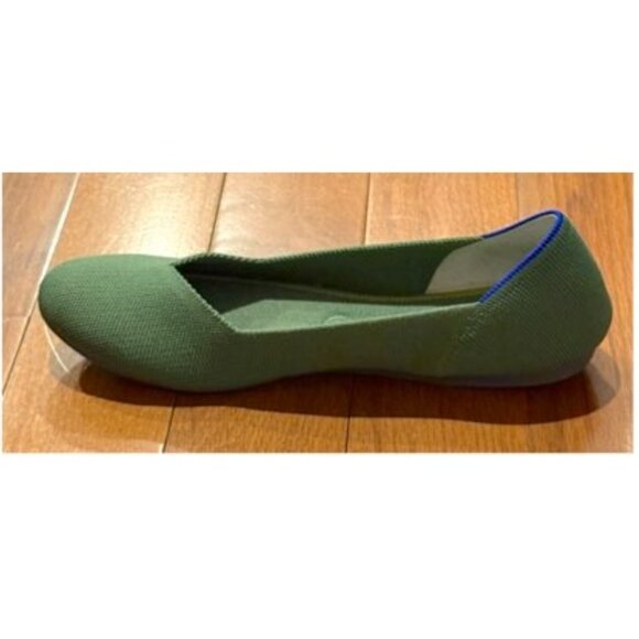 Rothy's Rounded-Toe Slip-On Flats - Green - Size 10 - Picture 3 of 3
